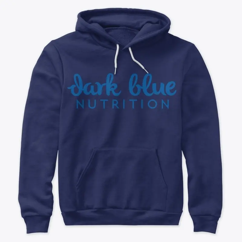 Dark Blue Nutrition Pullover Hoodie